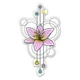 thumbnail image 1 of Beautiful Lily Flower Tattoo Design - 3" Vinyl Sticker - For Car Laptop Water Bottle Phone - Waterproof Decal, 1 of 1
