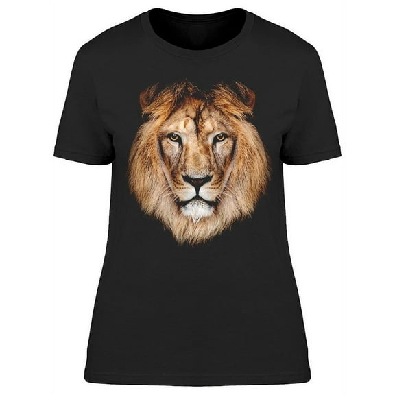 Beautiful Lion  T-Shirt Women -Image by Shutterstock, Female x-Large