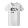 thumbnail image 1 of Beautiful Lips Sketch T-Shirt Women -Image by Shutterstock, Female Medium, 1 of 2