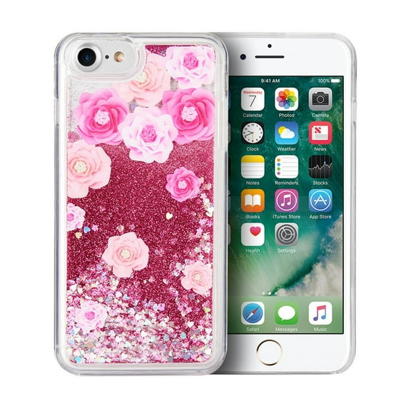 Beautiful Liquid Glitter Waterfall Cellphone Case for iPhone 8 / 7