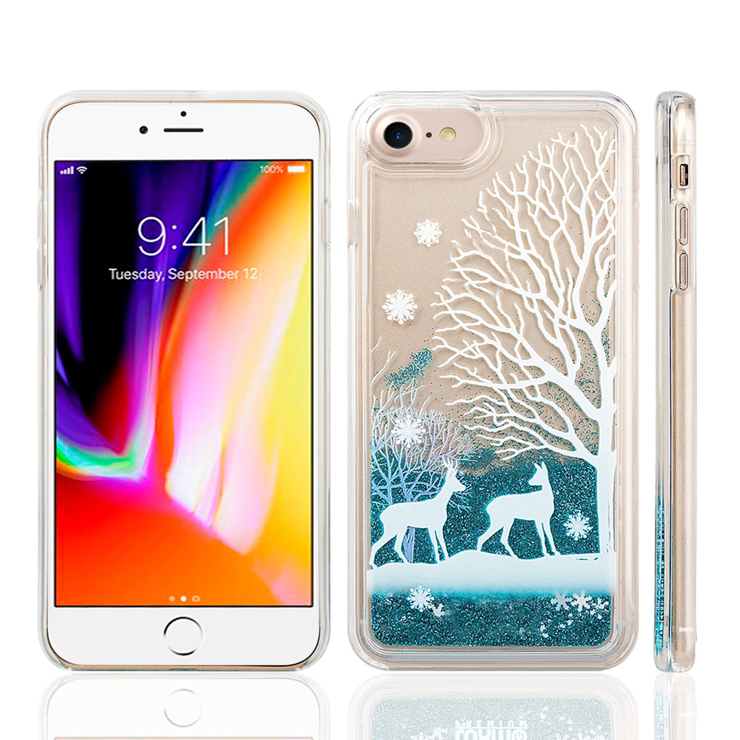 Beautiful Liquid Glitter Waterfall Cellphone Case for iPhone