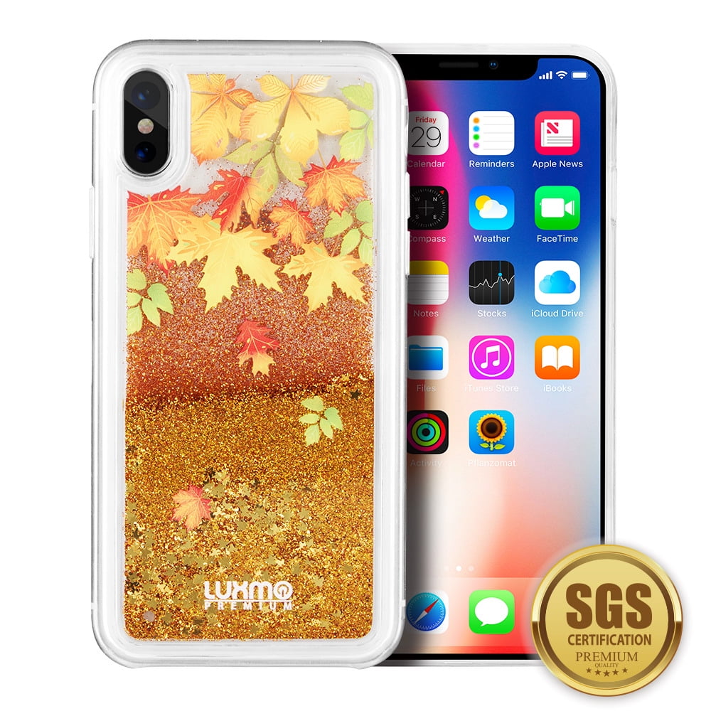 Beautiful Liquid Glitter Waterfall Cellphone Case for iPhone Xs , iPhone X