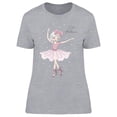 thumbnail image 1 of Beautiful Little Ballerina  T-Shirt Women -Image by Shutterstock, Female XX-Large, 1 of 2