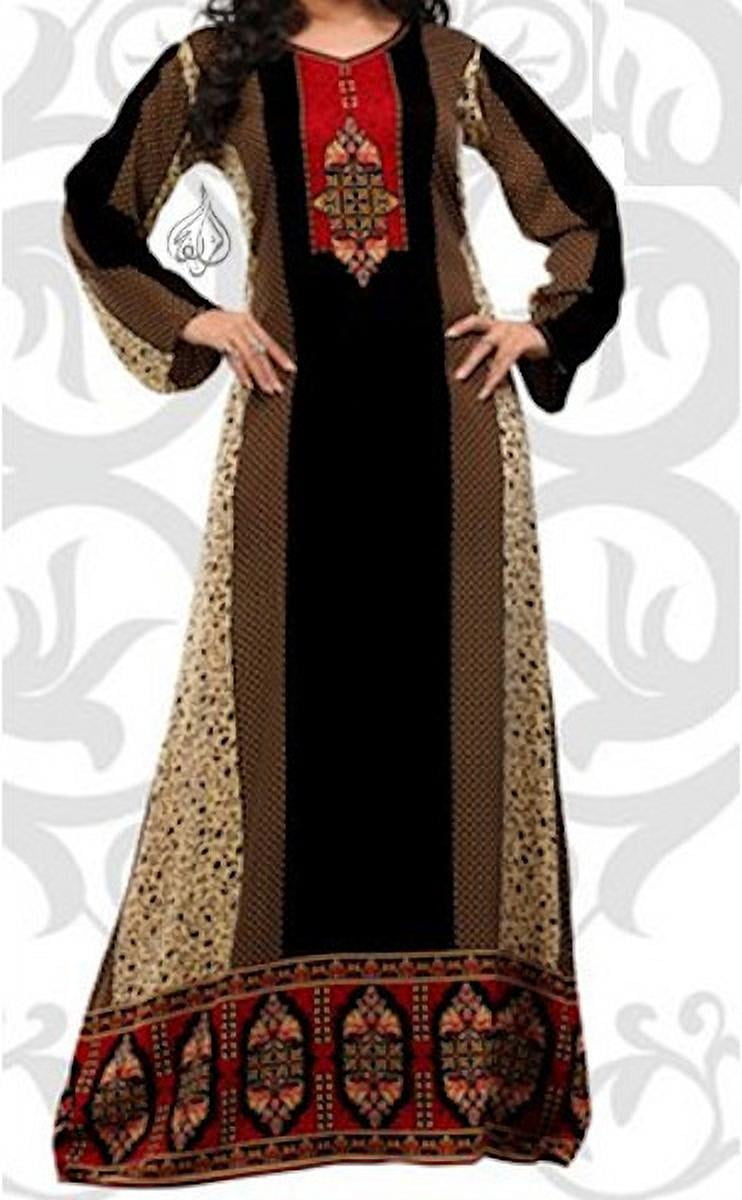 Beautiful Long Dress, Indian Caftan, Kaftan Dresses | Christmas | ARABESQUE  | Bust Size 38" - Walmart.com