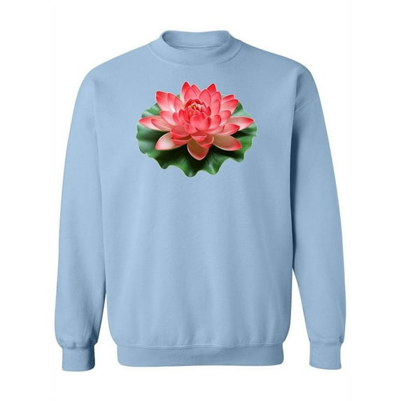 Beautiful Lotus Flower, Design. Sweatshirt Women -Image by Shutterstock, Female Medium