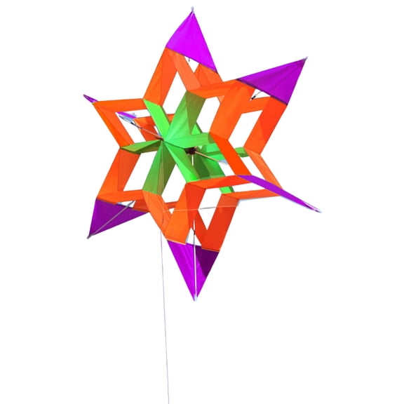 Beautiful Lotuses Kites Handcrafted Bright Color Polyester For Outdoor Family Girls Boys Gift Easy To Fly