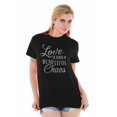 thumbnail image 1 of Beautiful Love Romance Poet Quote Women's Graphic T Shirt Tees Brisco Brands X, 1 of 5