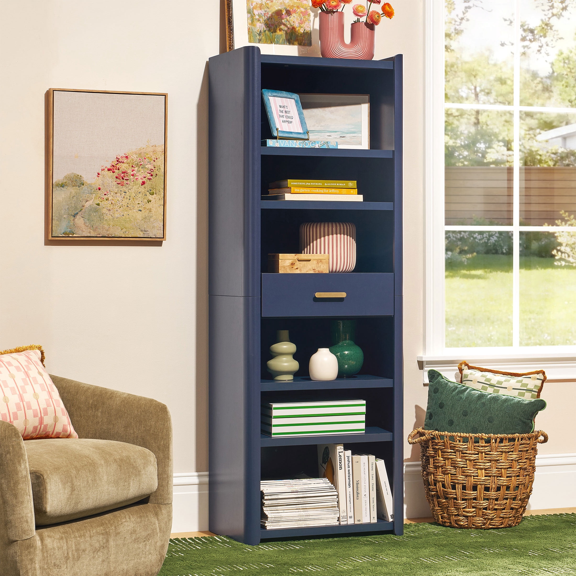 Beautiful Mae Bookcase by Drew Barrymore, Starry Night