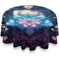 thumbnail image 1 of Beautiful Mandala Pattern Tablecloth 60In,Table Cover Water Resistant Spill Proof Large Table Cover for Indoor & Outdoor Family Gathering Dinner, BBQ Christmasation Decor Gift, 1 of 7