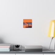 Beautiful Manhattan Sunset masterpiece New York Skyline Canvas Gallery Wrap