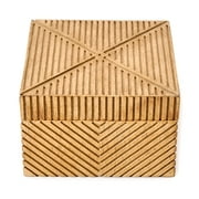 Beautiful Medium Decorative Wooden Box by Drew Barrymore 3.75" X 5.75"