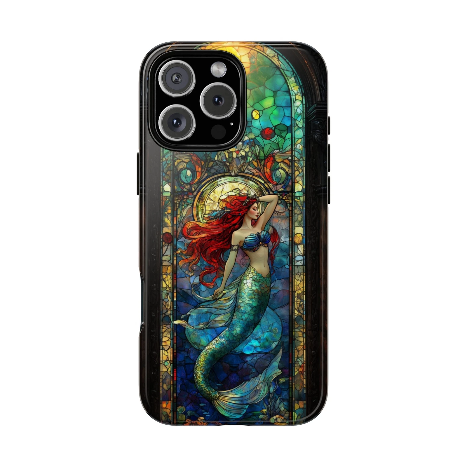 Beautiful Mermaid Stained Glass Protective X607 Phone Case Compatible with iPhone 17 16 15 14 13 12 11 Pro Max Premium Protection - Walmart.com Beautiful Mermaid Stained Glass Protective X607 Phone Case Compatible with iPhone 17 16 15 14 13 12 11 Pro Max Premium Protection - Walmart.com