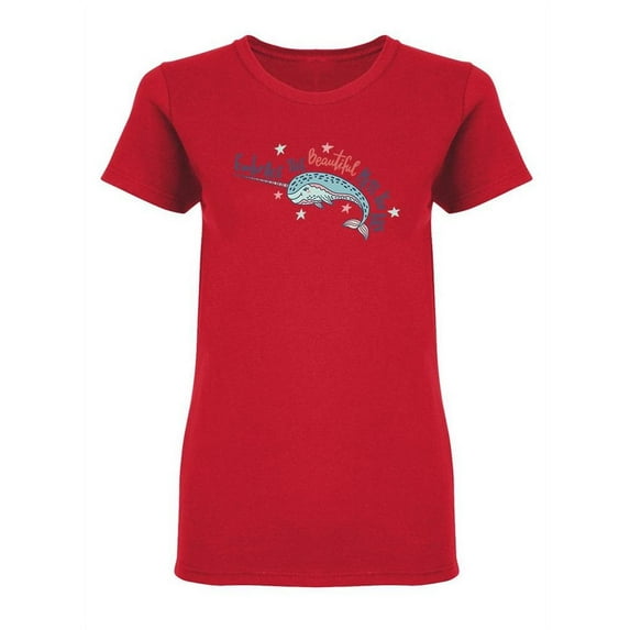 Beautiful Mess You Are Shaped T-Shirt Women -Image by Shutterstock, Female x-Large