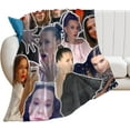 thumbnail image 1 of Beautiful Millie Bobby Brown Blanket Ultra Soft Flannel Fleece Blanket Stylish Bedroom Living Room Sofa Warm Blanket All Season Use 60"*80"（150 * 200cm）, 1 of 6