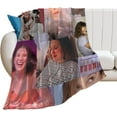 thumbnail image 1 of Beautiful Millie Bobby Brown Blanket Ultra Soft Flannel Fleece Blanket Stylish Bedroom Living Room Sofa Warm Blanket All Season Use 60"*80"（150 * 200cm）, 1 of 6