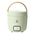 Sage Rice Cookware Beautiful 3-Cup Cooked, 1-Cup Uncooked Portable Rice and Soup Cooker ...