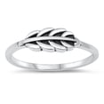 thumbnail image 1 of Beautiful Minimalist Wheat Stalk Nature Ring .925 Sterling Silver Band Jewelry Female Male Size 7, 1 of 4