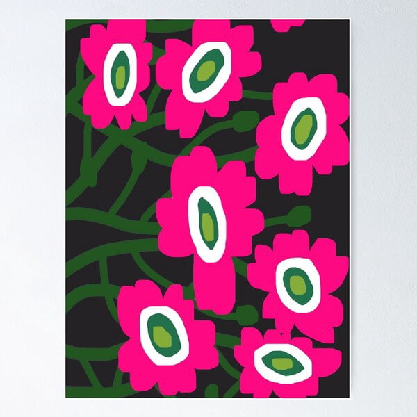 Beautiful Modern Abstract German Floral Pattern #5 Poster, Poster Only ...