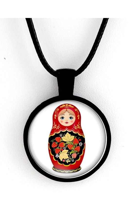 Beautiful Modern Russian Matryoshka Necklace