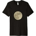 thumbnail image 1 of Beautiful Moon Premium T-Shirt men and women can wear, black, white, gifts, 1 of 4