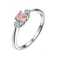 thumbnail image 1 of Beautiful Morganite and Diamond Engagement Ring in 14k White Gold affordable morganite and diamond engagement ring, 1 of 3