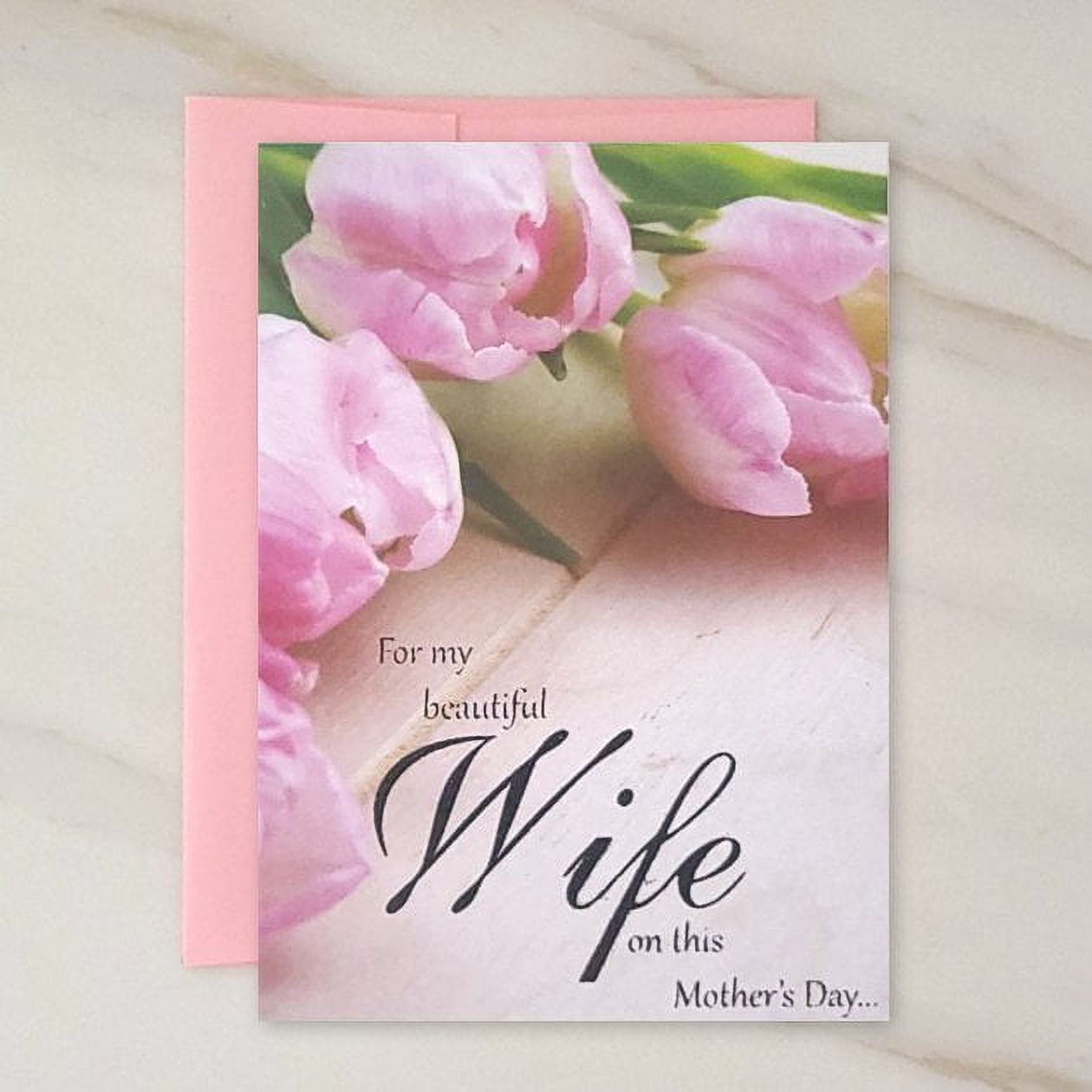 Beautiful, Mother's Day Greeting Card for Wife, 5x7 in, by