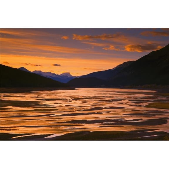 Beautiful Mountain Sunset Poster Print by Carson Ganci, 34 x 22 - Large