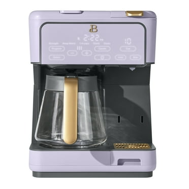 Beautiful Programmable 12-Cup & Single-Serve Multi-Brew Coffee Maker, Lavender by Drew Barrymore