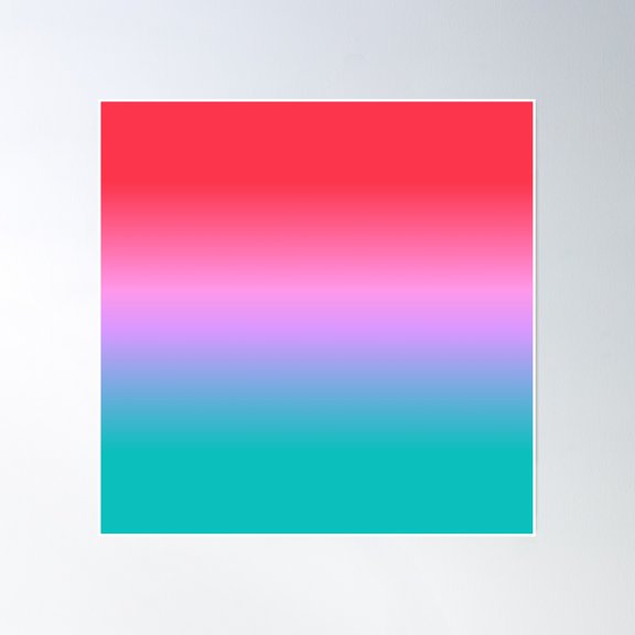 Beautiful Multicolor Gradient Pattern Wallpapers Wallpapers Wall Art Poster Wall Art, Modern Wall Decor, 24x24 UNFRAMED