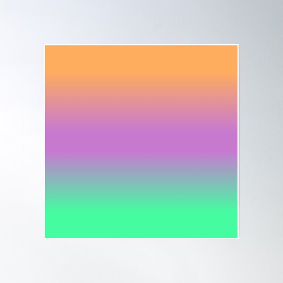 Beautiful Multicolor Gradient Pattern Wallpapers Wallpapers Wall Art Poster Wall Art, Modern Wall Decor, 30x30 UNFRAMED