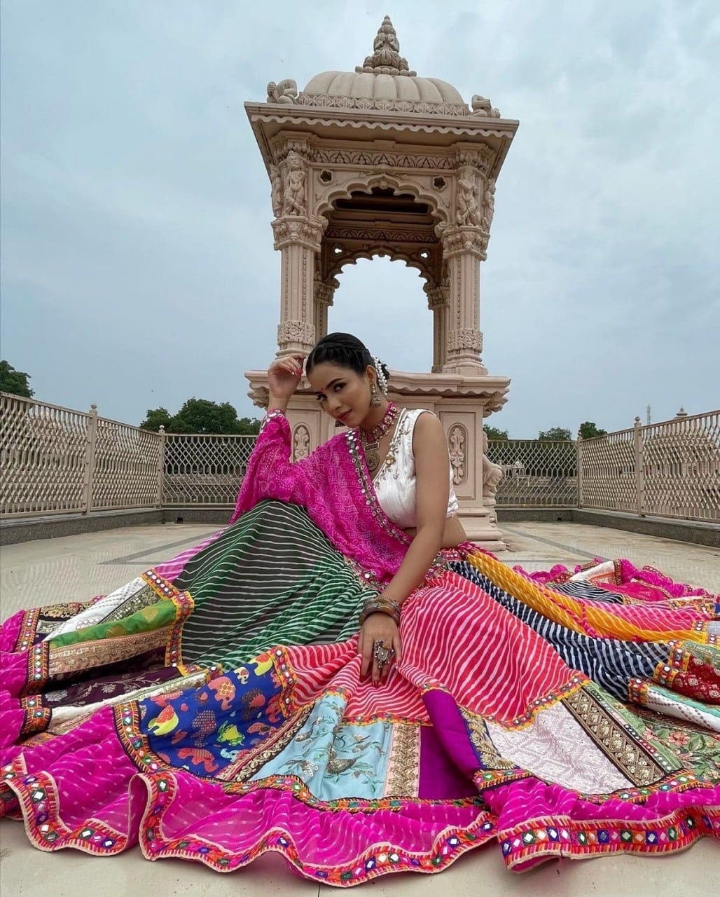 Ready To Wear Lehenga Choli For Women - Navratri Wedding Party Wear (Georgette With Net Dupatta)