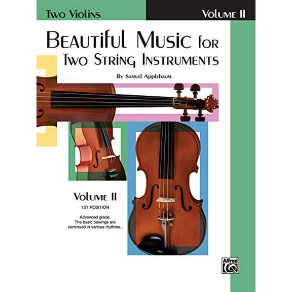 Pre-Owned Beautiful Music for Two String Instruments, Bk 2: 2 Violins (Two Violins) (Paperback) 0769231306 9780769231303