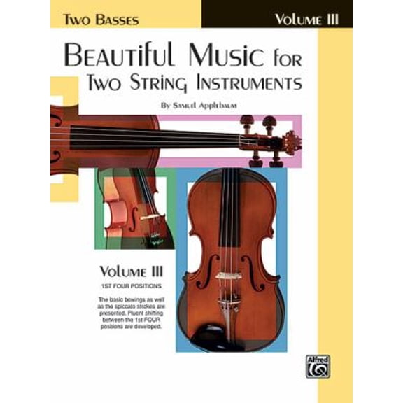 Pre-Owned Beautiful Music for Two String Instruments, Bk 3 Bk. 3 : 2 Basses (Paperback) 9780769232423