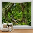 Beautiful Natural Forest Scenery Large Tapestry Wall Hanging Hippie