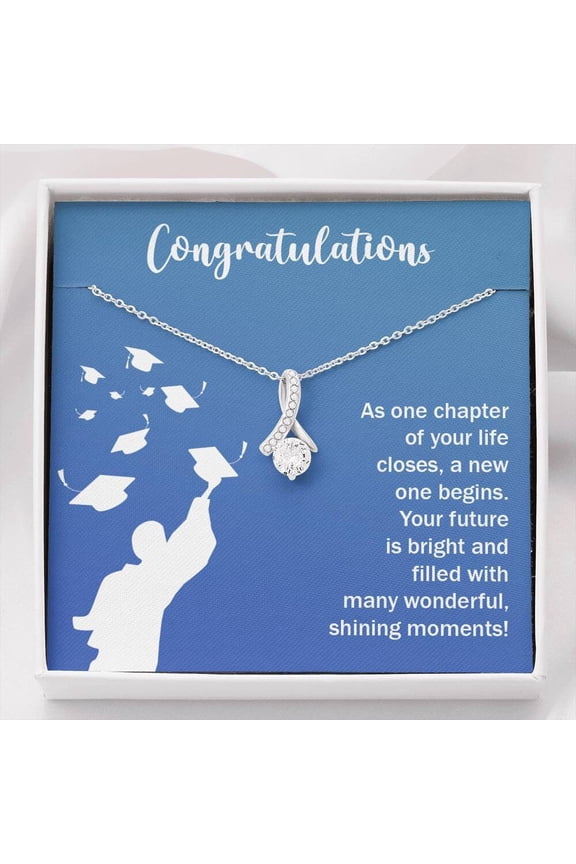 Congratulations Class of 2021 Alluring Beauty Necklace - Graduation Gift, Card, Gift For Her, 2021, Congratulations Grad, Senior, Jewelry,