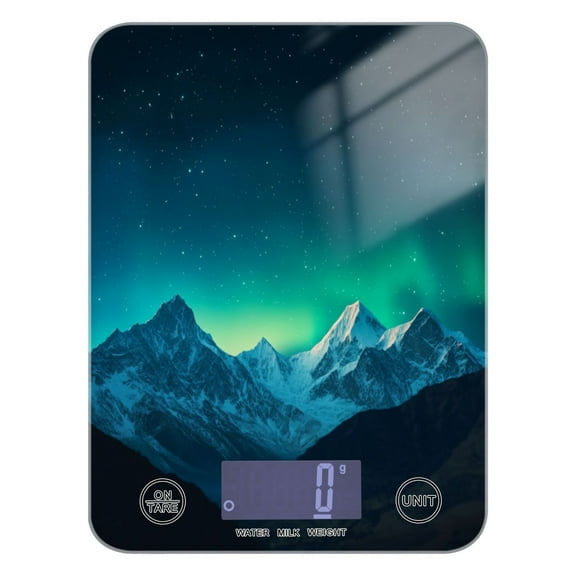 Beautiful Night Sky Food Scale Digital Kitchen Scale Waterproof Grams Ounces lbs for For Baking and Cooking