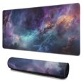 thumbnail image 1 of Beautiful Night Sky Space Gaming Mouse Mat,Rectangle XX Large Non-Slip Rubber Gaming Mouse Pad with Stitched Edges, Office Mouse Pad for Women Men Kids, 31.5x15.7, 1 of 7
