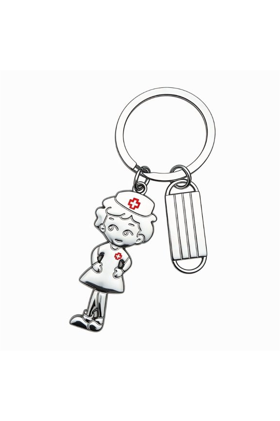 Beautiful Nurse Recognition Keepsakes Keyring Key Holder Commemorative Gift