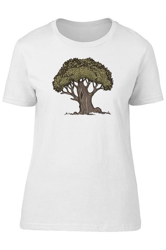Beautiful Old Oak Tree T-Shirt Women -Image by Shutterstock, Female Medium
