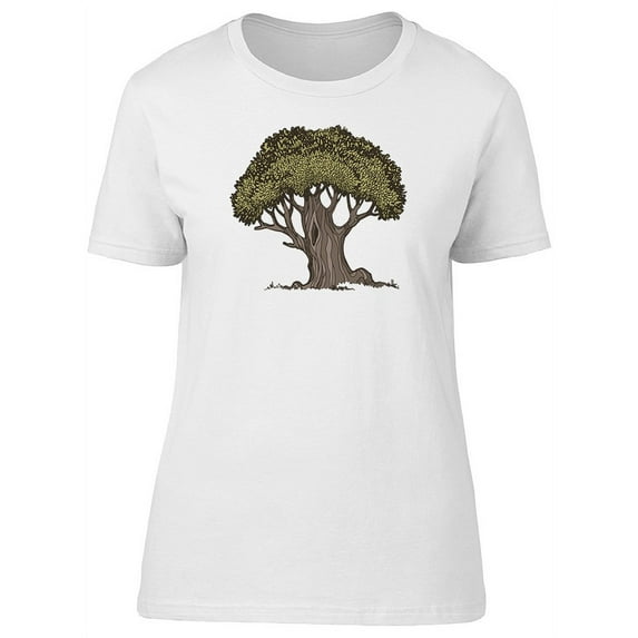 Beautiful Old Oak Tree T-Shirt Women -Image by Shutterstock, Female XX-Large