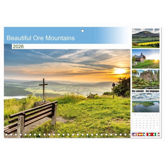 Beautiful Ore Mountains (Monthly Wall Calendar 2026 11.7 x 16.5 (open)), CALVENDO 14 Month Calendar