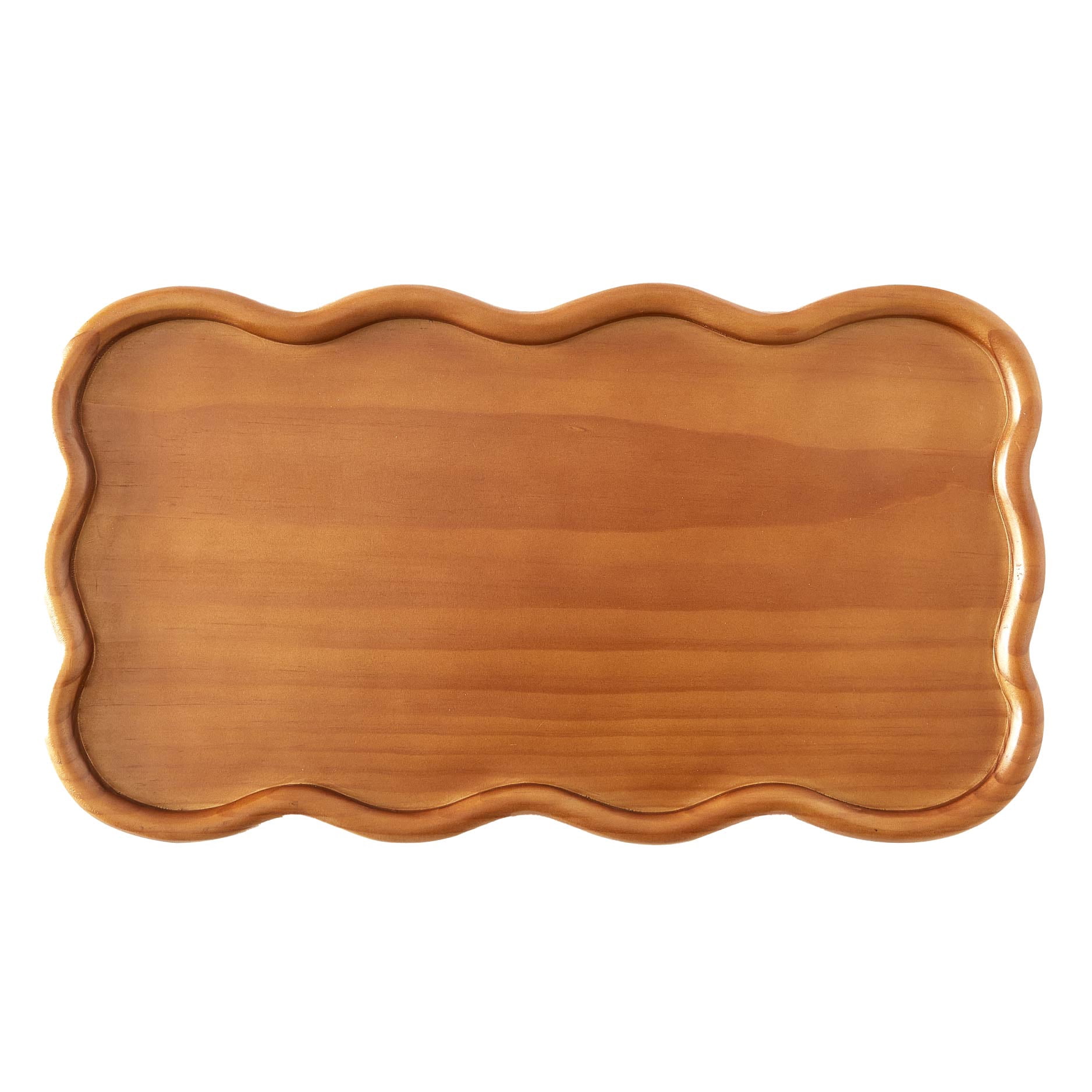 Beautiful Oversized 18"x 10" Oversized Wood Tray by Drew Barrymore