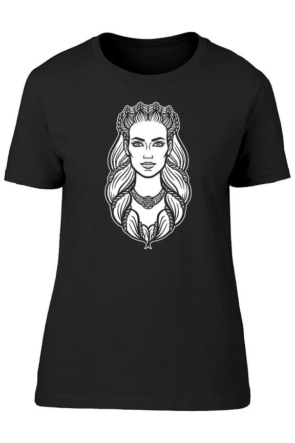 Beautiful Pagan Goddess Legend T-Shirt Women -Image by Shutterstock, Female Small