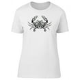thumbnail image 1 of Beautiful Paisley Crab Doodle T-Shirt Women -Image by Shutterstock, Female Small, 1 of 2