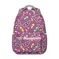 thumbnail image 1 of Beautiful Paisley Pattern Backpack – Perfect Paisley Gift for College, Spacious School Bag with Hidden Pocket, Lightweight Laptop Backpack for Commuting, 1 of 6