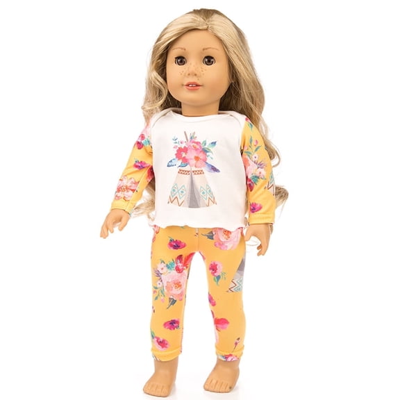 SharkTRUE Beautiful Pajamas Clothes For 18 Inch American Doll Accessory Girl's Toy