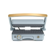Beautiful 2-in-1 Panini Press & Grill with Detachable Plates, White Icing by Drew Barrymore