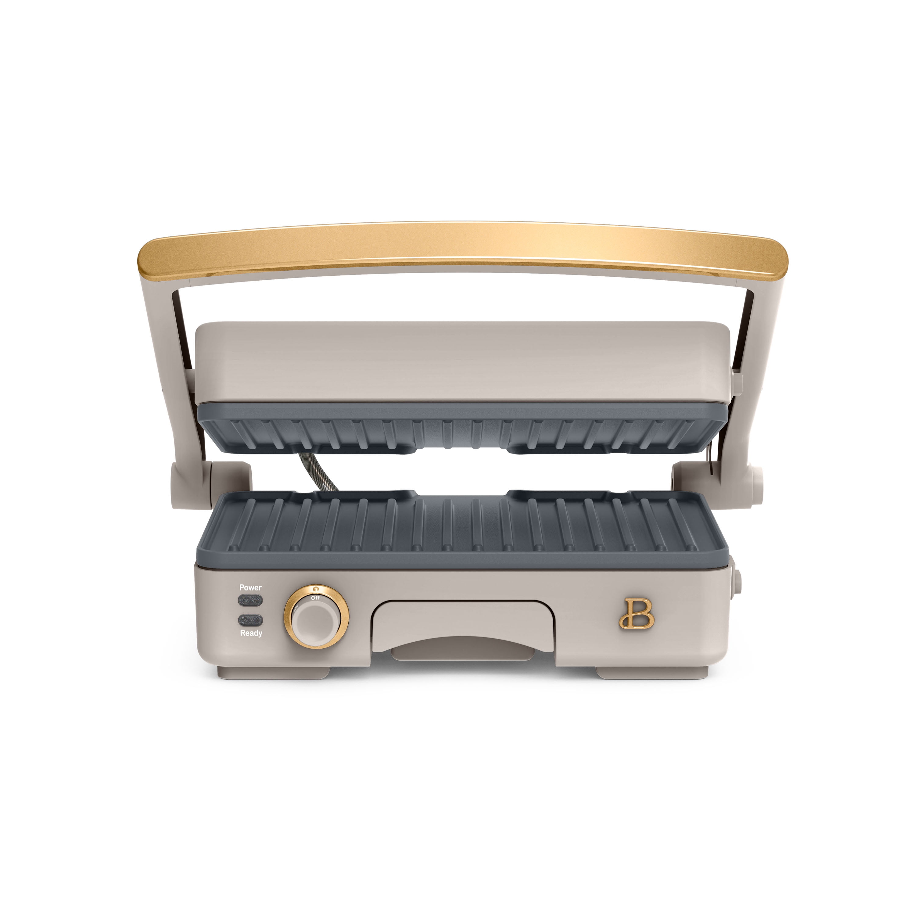 Beautiful 2-in-1 Panini Press & Grill with Detachable Plates, Porcini by Drew Barrymore - Walmart.com