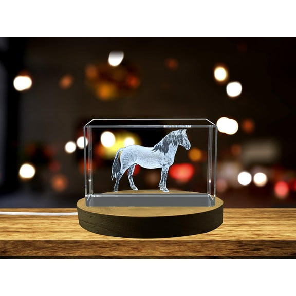 Beautiful Paso Fino Horse Sculpture Crystal Gift