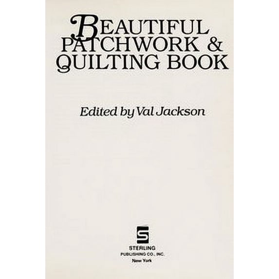 Pre-Owned Beautiful Patchwork Quilting Book by Val Jackson (Hardcover), Home, Hobbies, & Garden, English